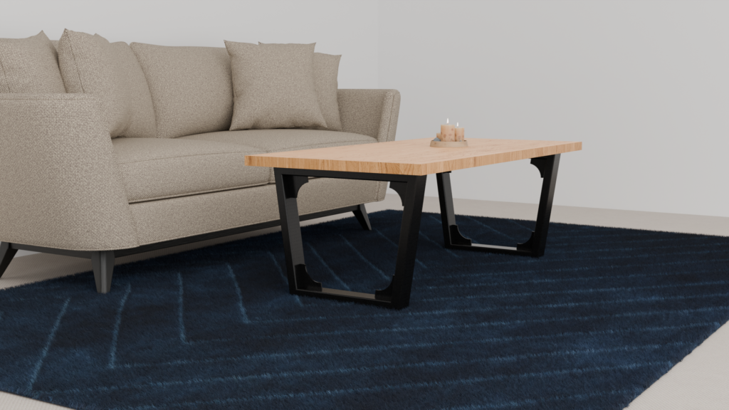 Table basse avec pieds Ora