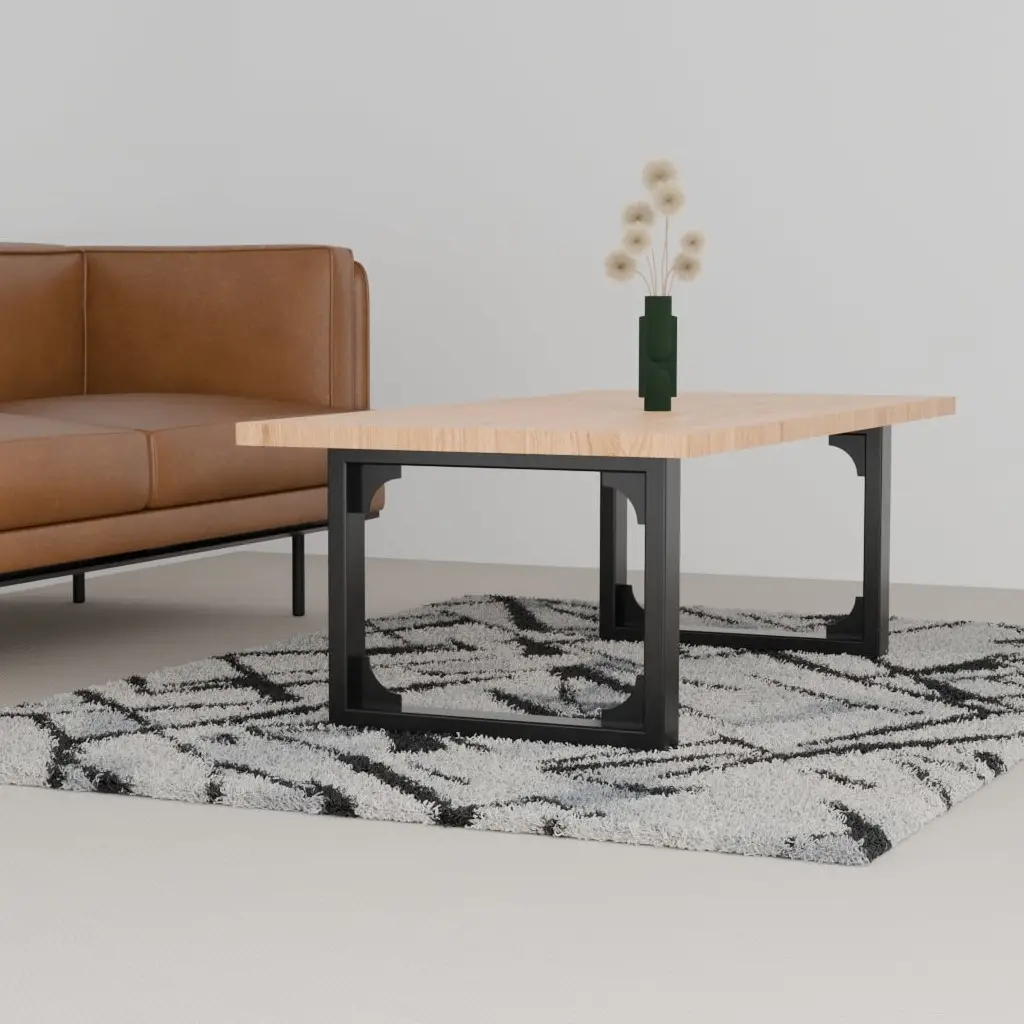 Table basse avec pieds Quadra